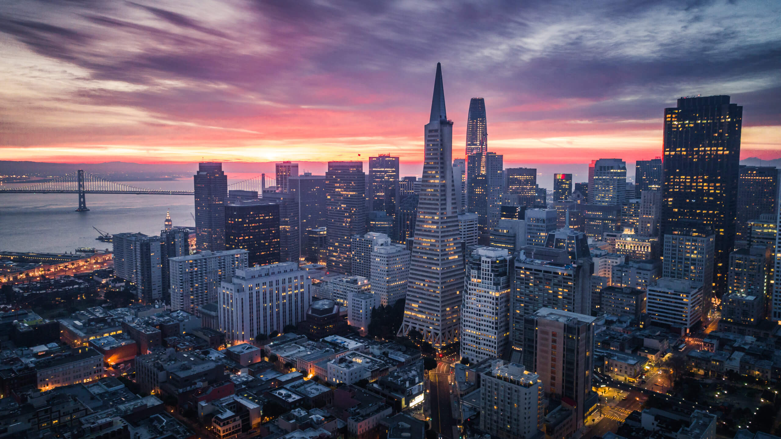 San Francisco Skyline at Sunrise