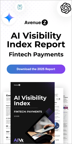 AI Visibility Index Report - 2025 Fintech Payments