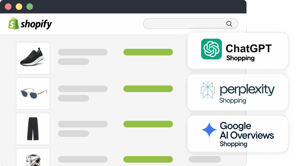 Shopify Product Feeds Integrated into AI Shopping