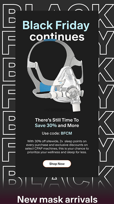 CPAP Black Friday Email Creative
