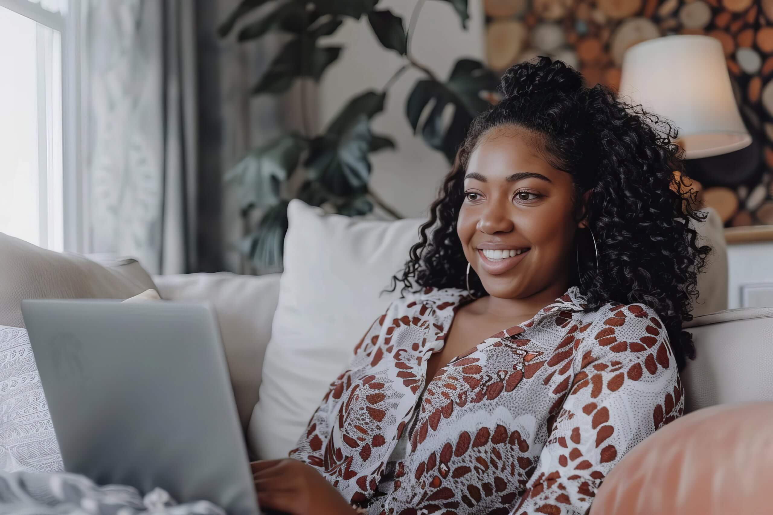 Modern therapist engaging in a video call session with a client Providing online mental health support