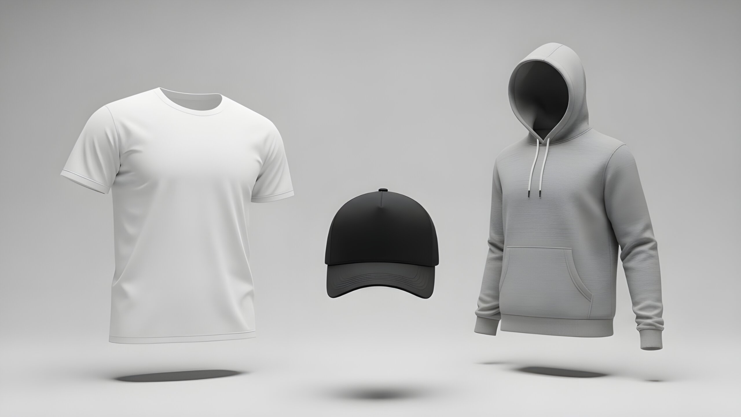 Minimal Apparel Mockup for T-Shirt and Hoodie Design