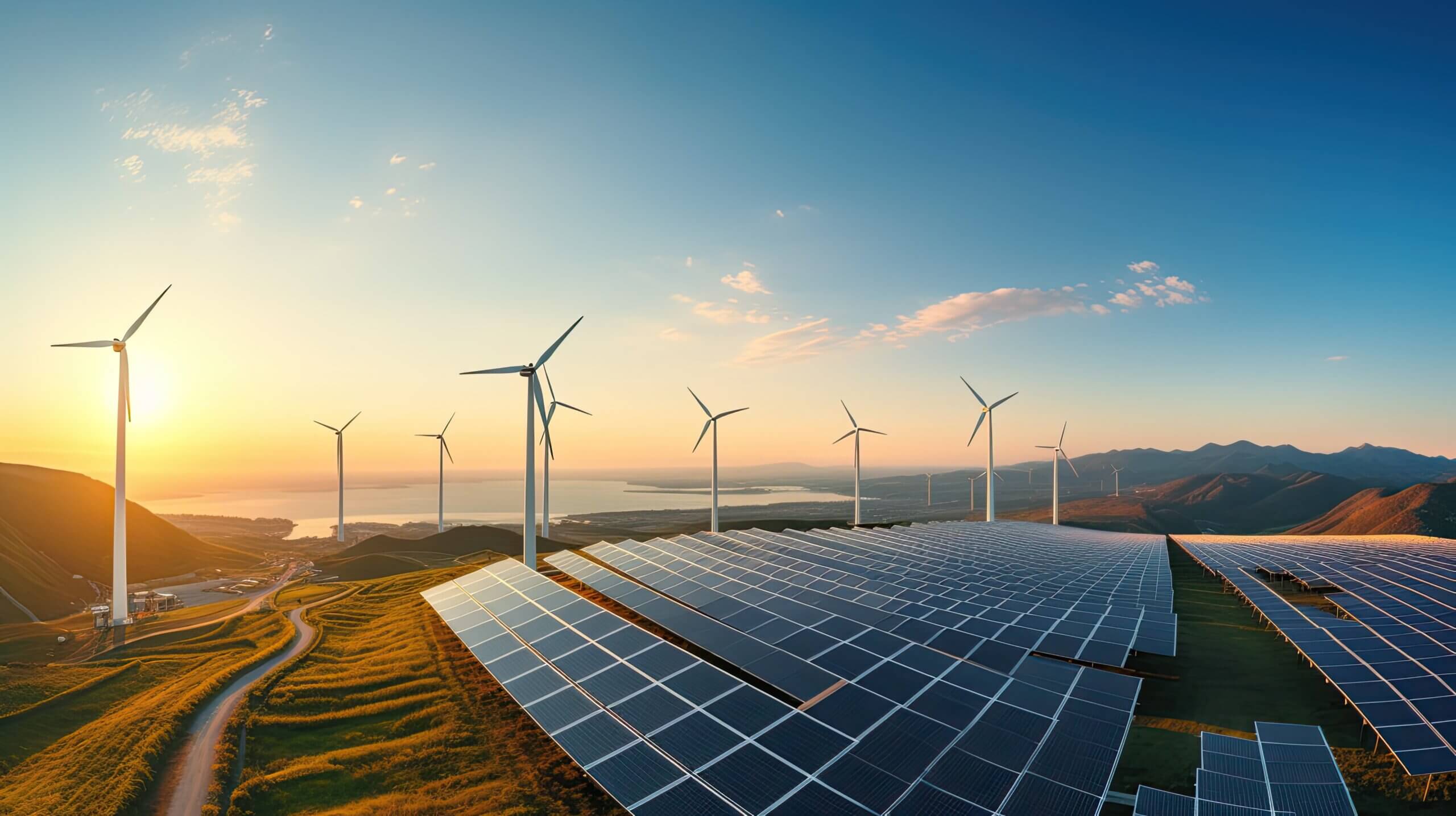 Solar cell in solar farm, Alternative energy and sustainable energy, photovoltaic, Pure energy renewable, clean energy, solar energy, reduce global warming, environment, green energy