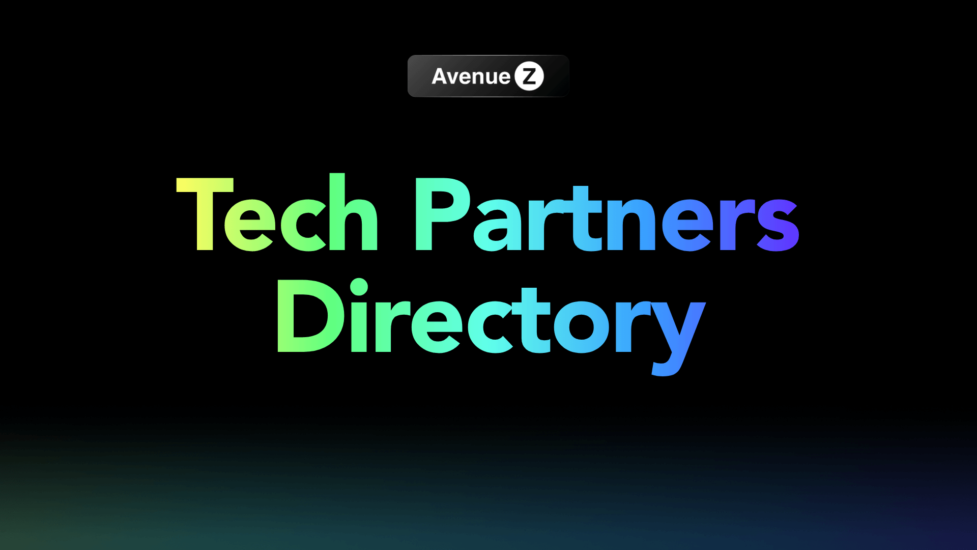Technology & Strategic Partners Directory | Avenue Z