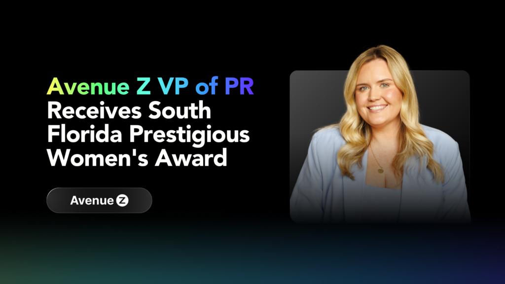 Avenue Z VP of PR Receives South Florida Prestigious Women’s Award