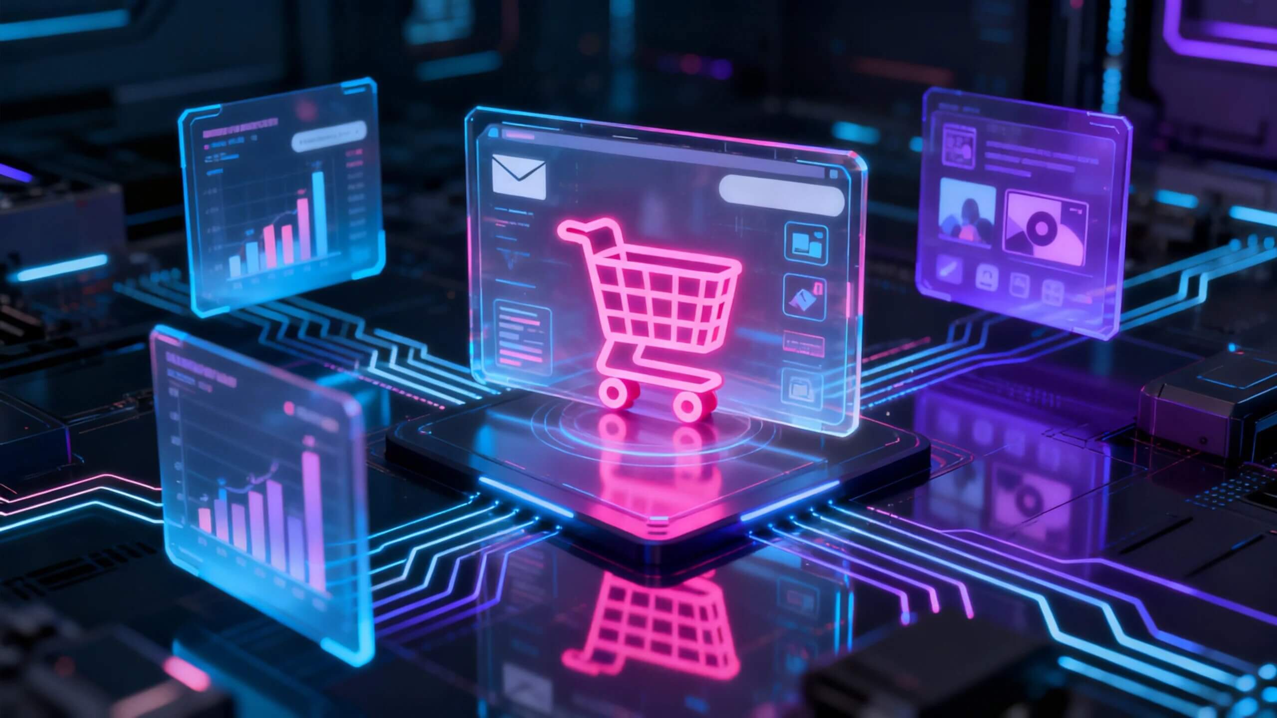Omnichannel technology in online retail business multichannel marketing across social media, digital payment platforms, e-commerce integration and seamless customer experience global digital commerce